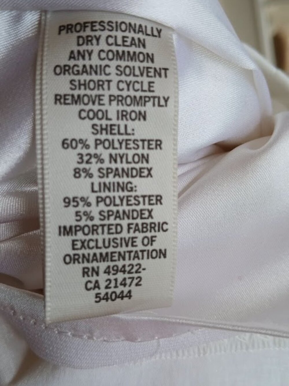 CACHE sleeveless gathered flower ivory mini dress size 8